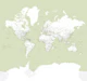 World map Xolani Antarctica