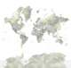 World map Hollace Antarctica