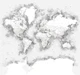 World map Louiss Antarctica