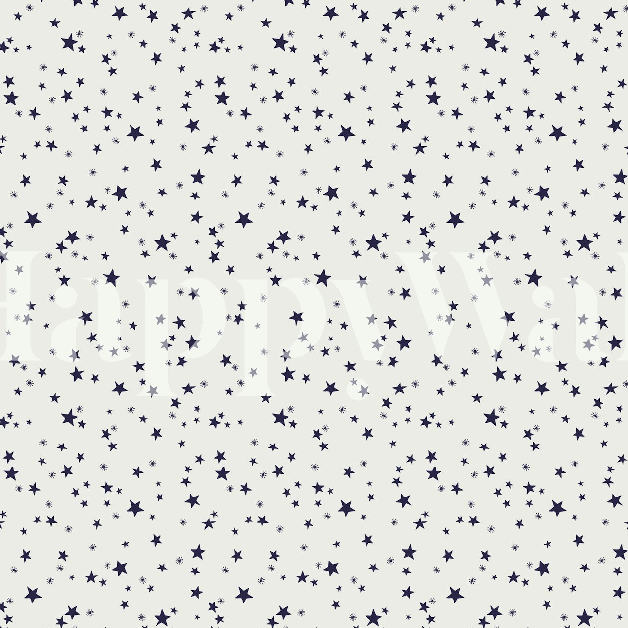 Navy star pattern on light background wallpaper