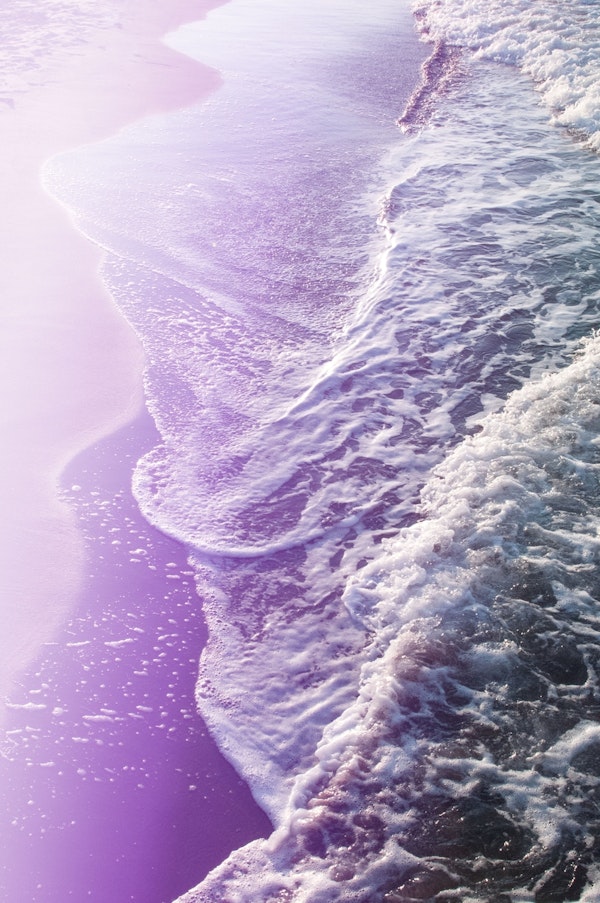 Purple Ocean Dream Waves 1