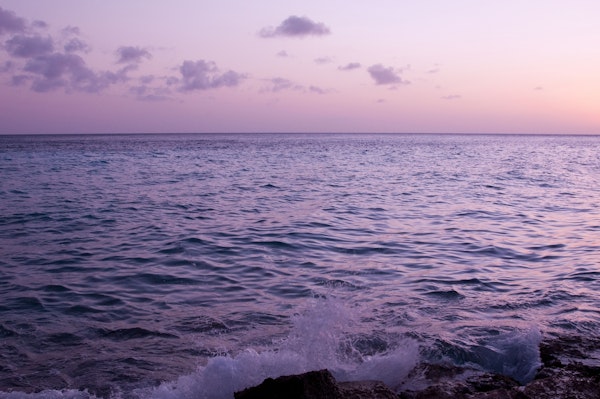 Caribbean Sunset Ocean 1