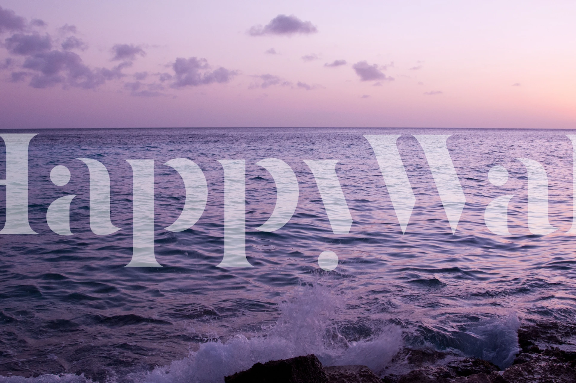 papel de parede Caribbean Sunset Ocean em um quarto