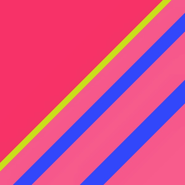 Vintage Stripes Hot Pink