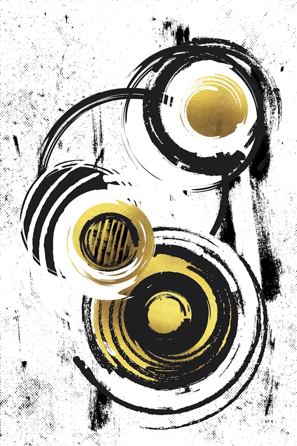 Abstract Painting No 34 gold