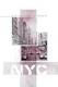 NYC Fifth Avenue Traffic pink