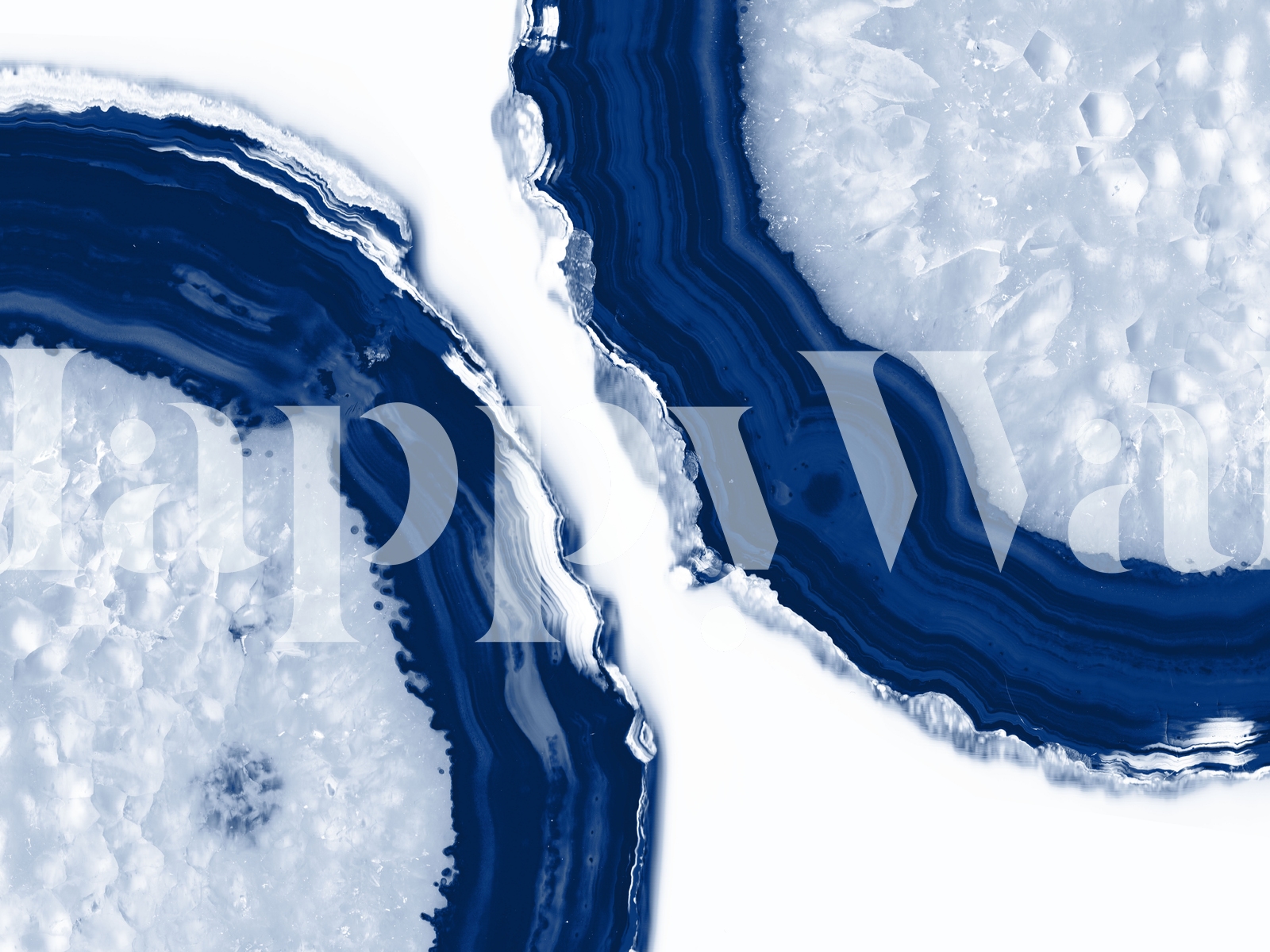 Blue Agate 4A Wallpaper | Buy Beautiful Wallpaper Online - Happywall