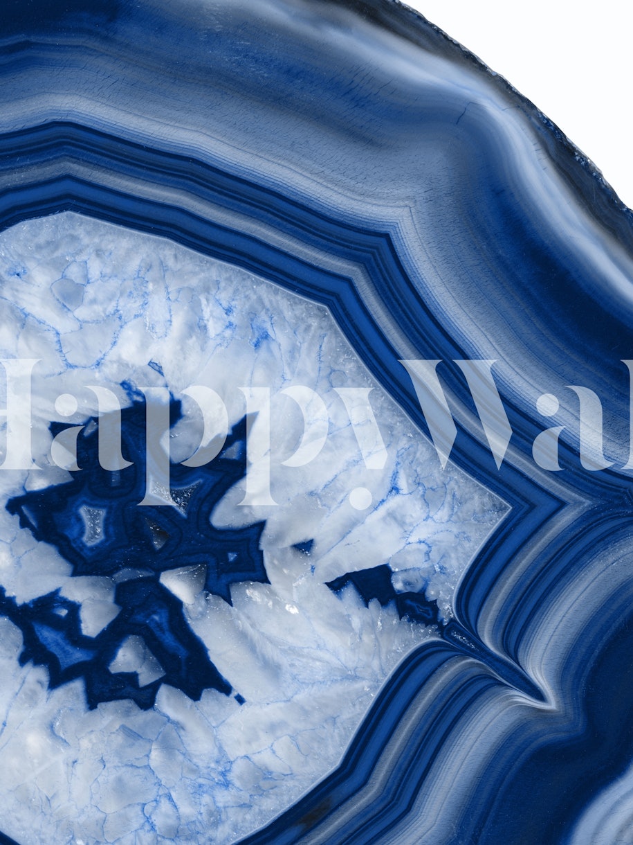 Blue Agate Chic 2A Wallpaper | Happywall