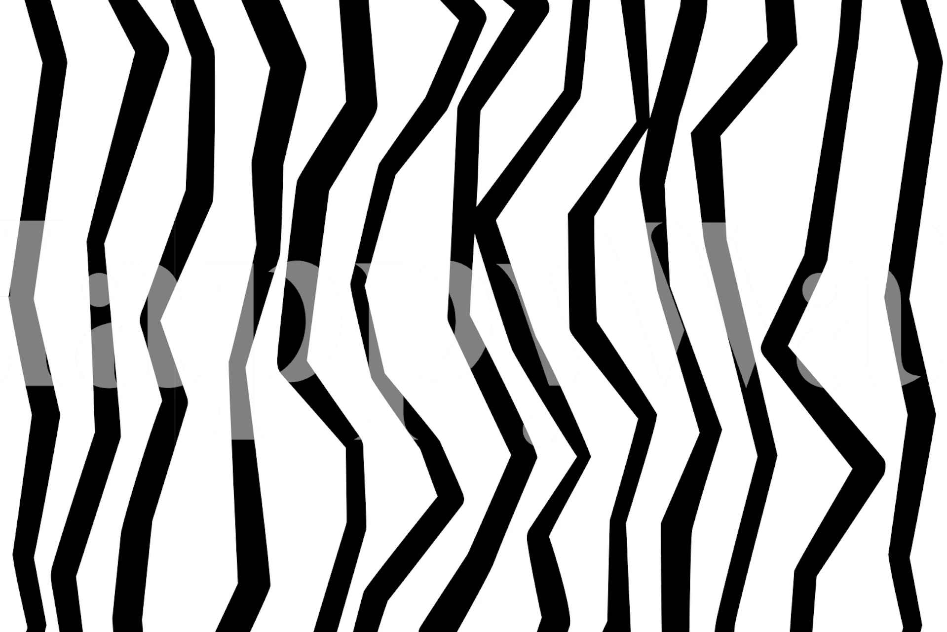 Black and white irregular stripes wallpaper