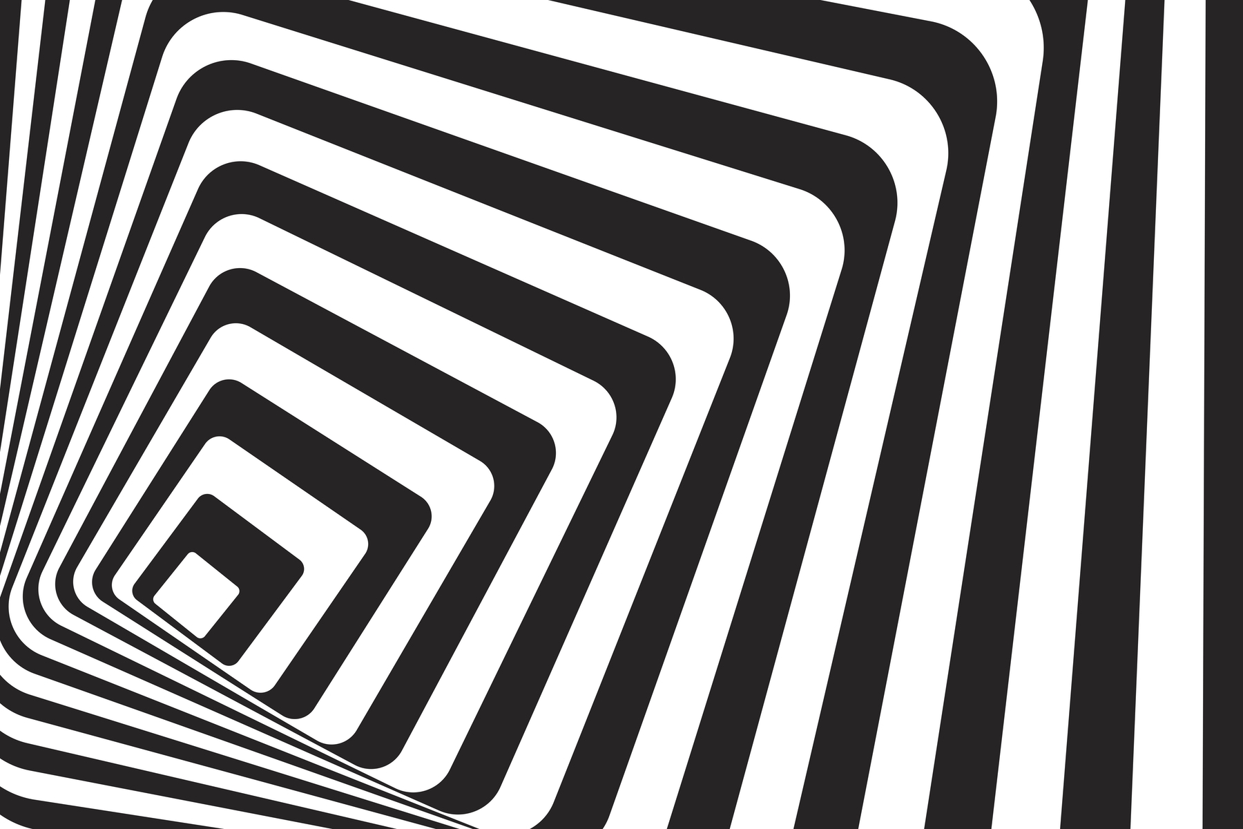 Buy 3D OpArt Black And White wallpaper Free shipping