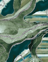 Olive Green Marble Agate 1 ταπετσαρία