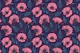 Pink poppies and ladybugs