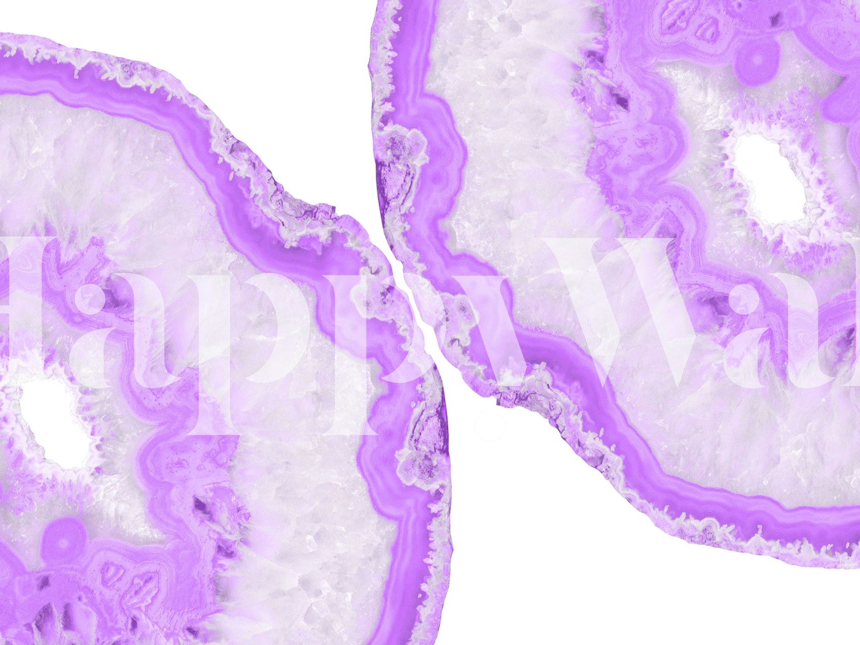 Yin Yang Agate Summer Glam wallpaper in a room