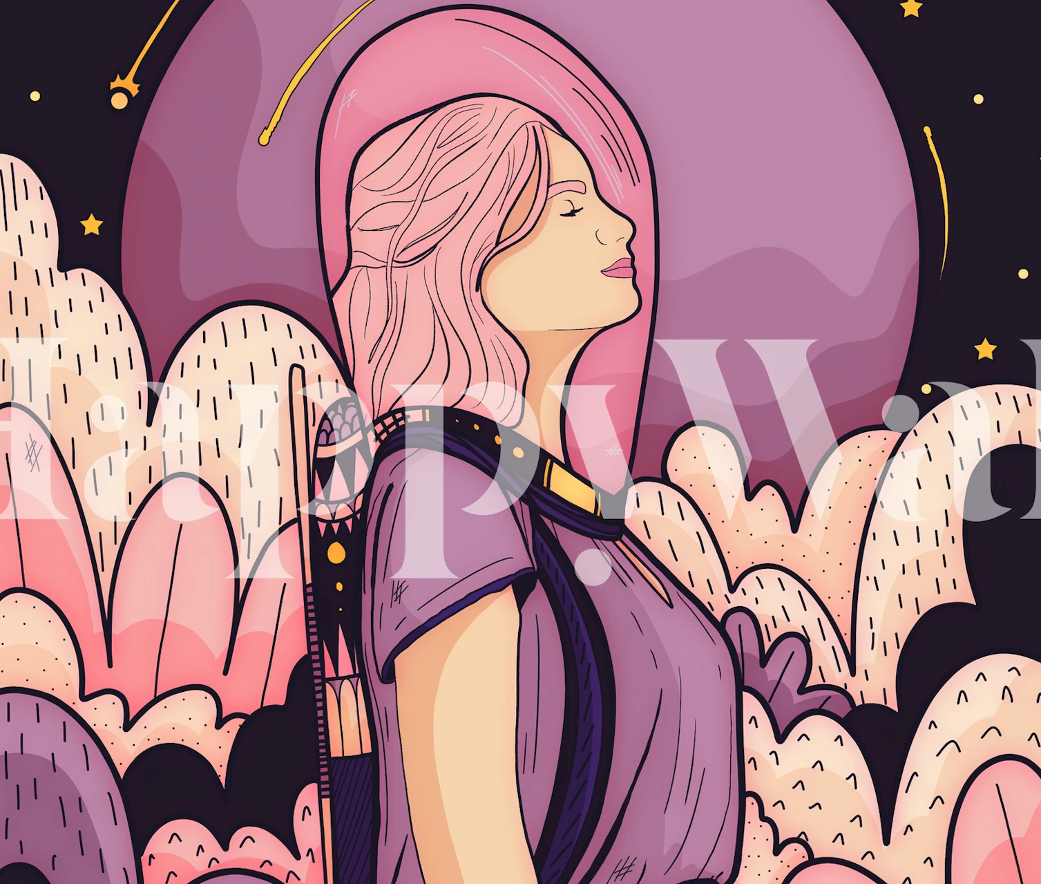 The explorer of Venus wallpaper in a room