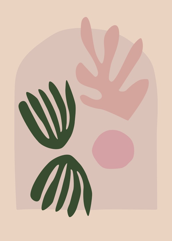 Boho Arch Cut-Out Leaf