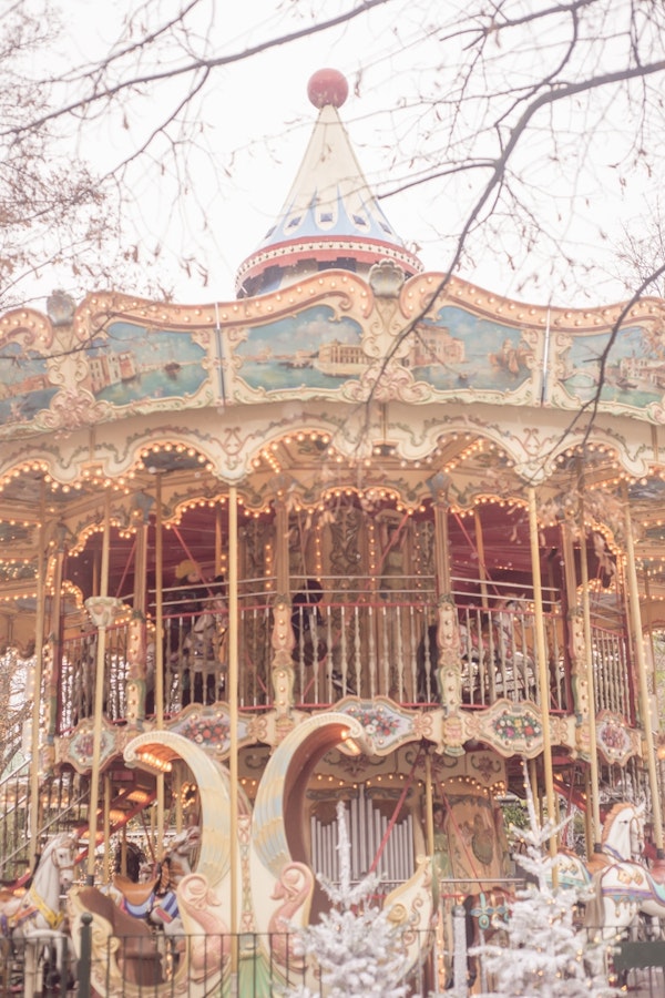 Carousel Snow Photography