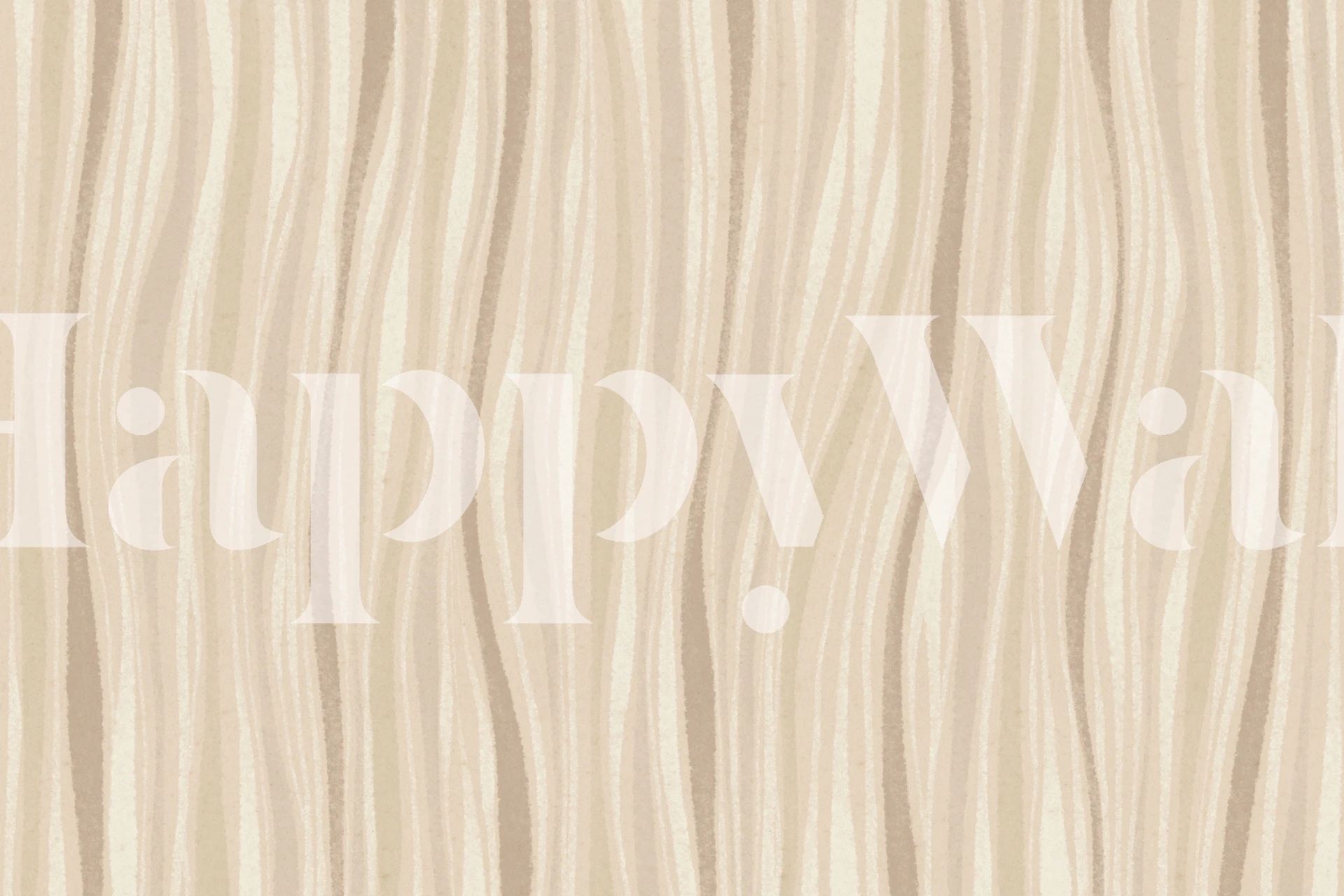 Organic lines wallpaper in a room