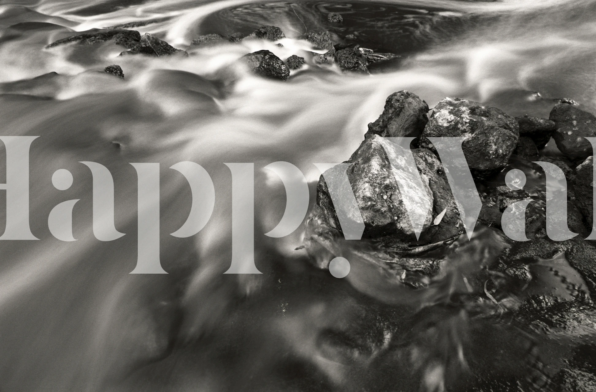 Vuotavan veden tapettisuunnittelu huoneessa