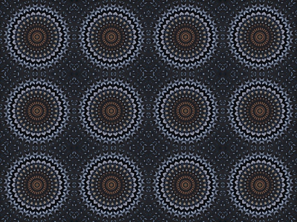 Scandinavian Tie Dye Flower