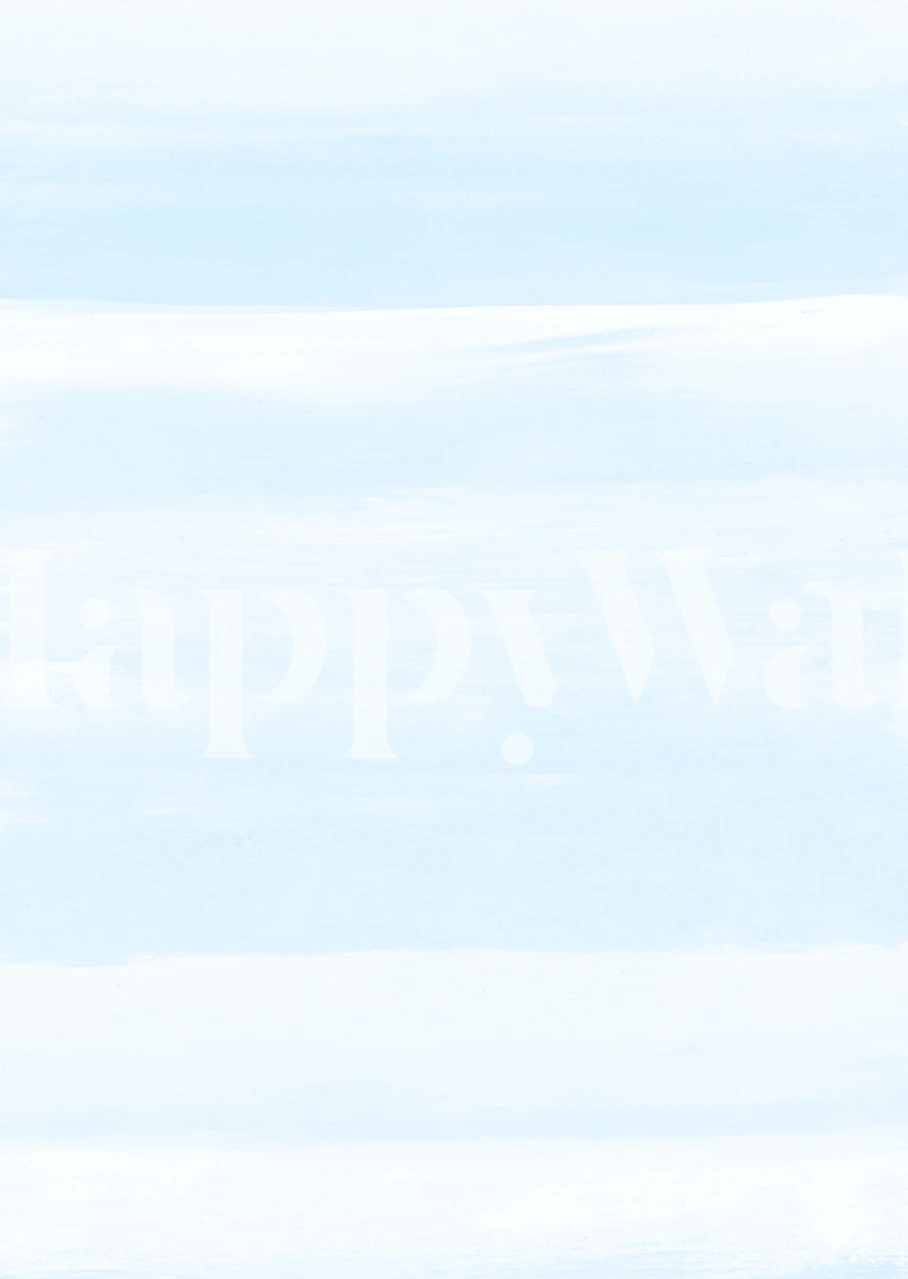 Zachte blauwe aquarelstrepen behang voor serene interieurs