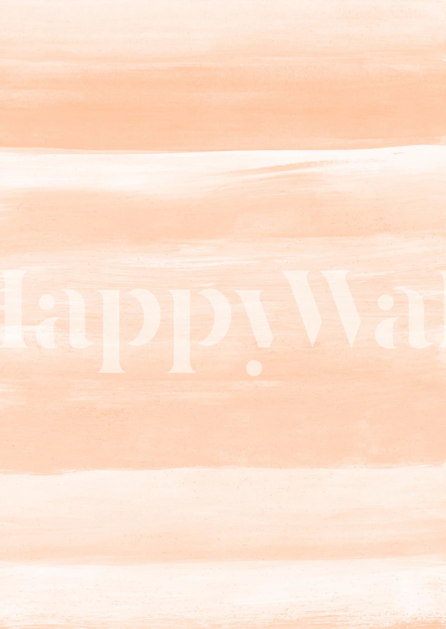Soft orange striped watercolor wallpaper with subtle brushstrokes