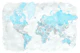Detailed world map Jabulani