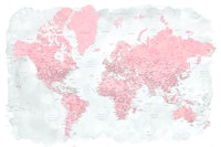 Detailed world map Gopi tapete