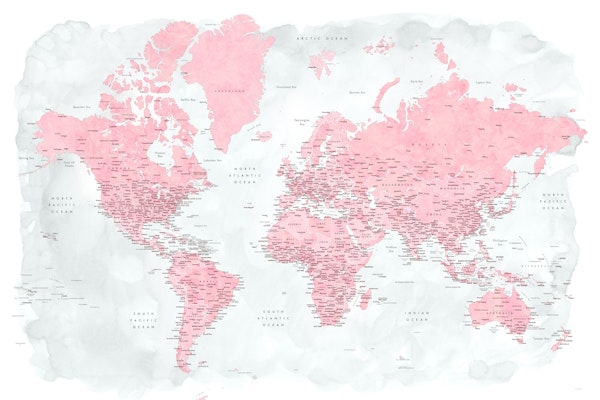 Detailed world map Gopi
