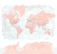 World map Lynnette Antarctica