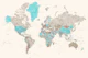 Detailed world map Romy