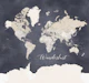 Wanderlust world map Glyn A