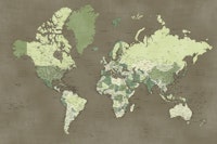 Detailed world map Camo wallpaper