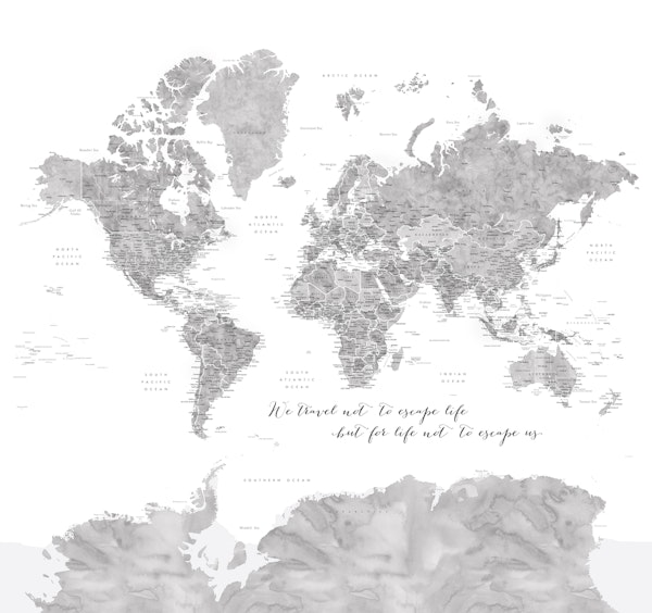 World map Escape Jimmy A