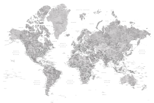Deailed world map Jimmy