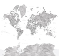 World map Jimmy Antarctica tapetit