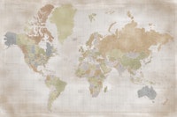 High detail world map Michelle wallpaper