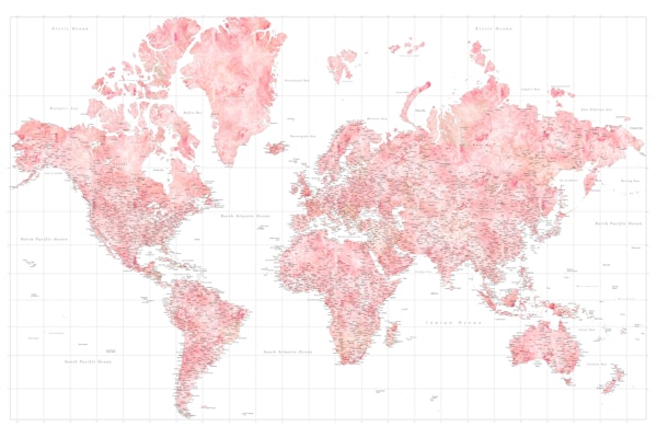 High detail world map Alheli
