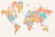 High detail world map Fifi