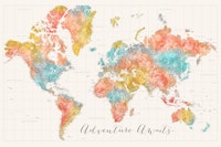 Adventure world map Fifi HD tapety
