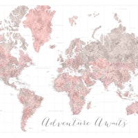 Adventure world map Piper HD ταπετσαρία