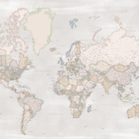 High detail world map Meitar carta da parati