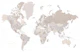 High detail world map Chelsea