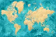 High detail world map Lexy