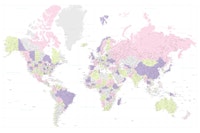 Valene world map high detaile tapete