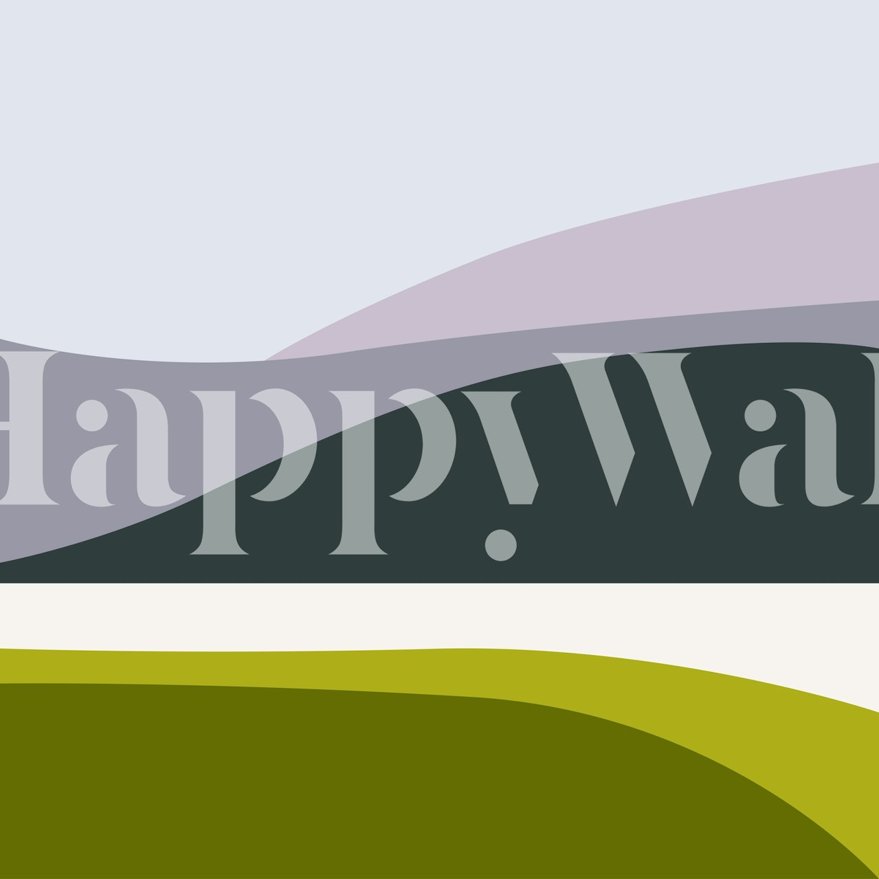 Design tapety zobrazující mlhavou horskou krajinu za svítání s jemnými barevnými přechody a klidnými val osvětlené kopečky.