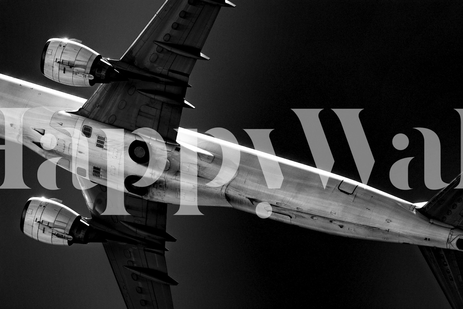 Overhead view wallpaper in a stylish room