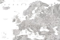 Detailed Europe map Jimmy ταπετσαρία