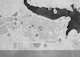 Gray map of Mahon Spain