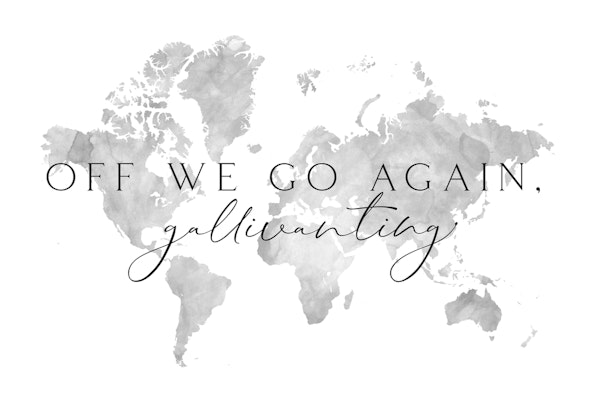 Gallivanting world map