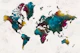 Charleena outlined world map